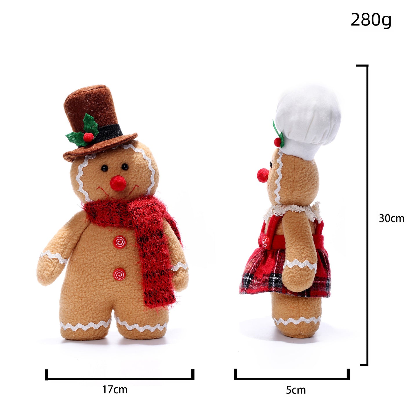 Christmas decoration gingerbread doll