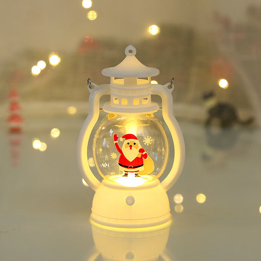 Christmas oil lamp